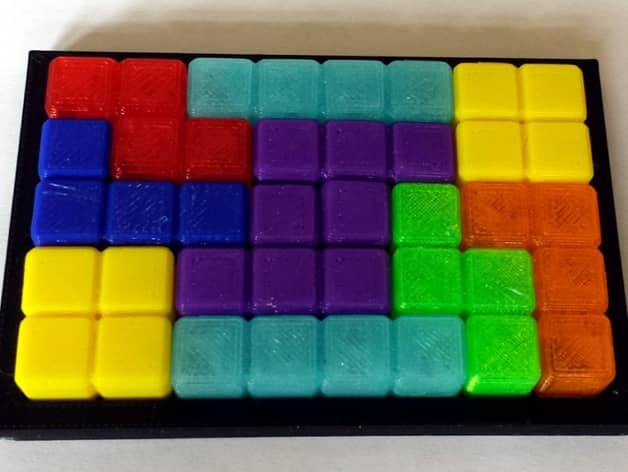 Gra Tetris projekt 3D marki Banach 3D do pobrania