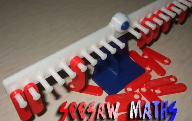 Matematyczna huśtawka projekt 3D marki Banach do pobrania.